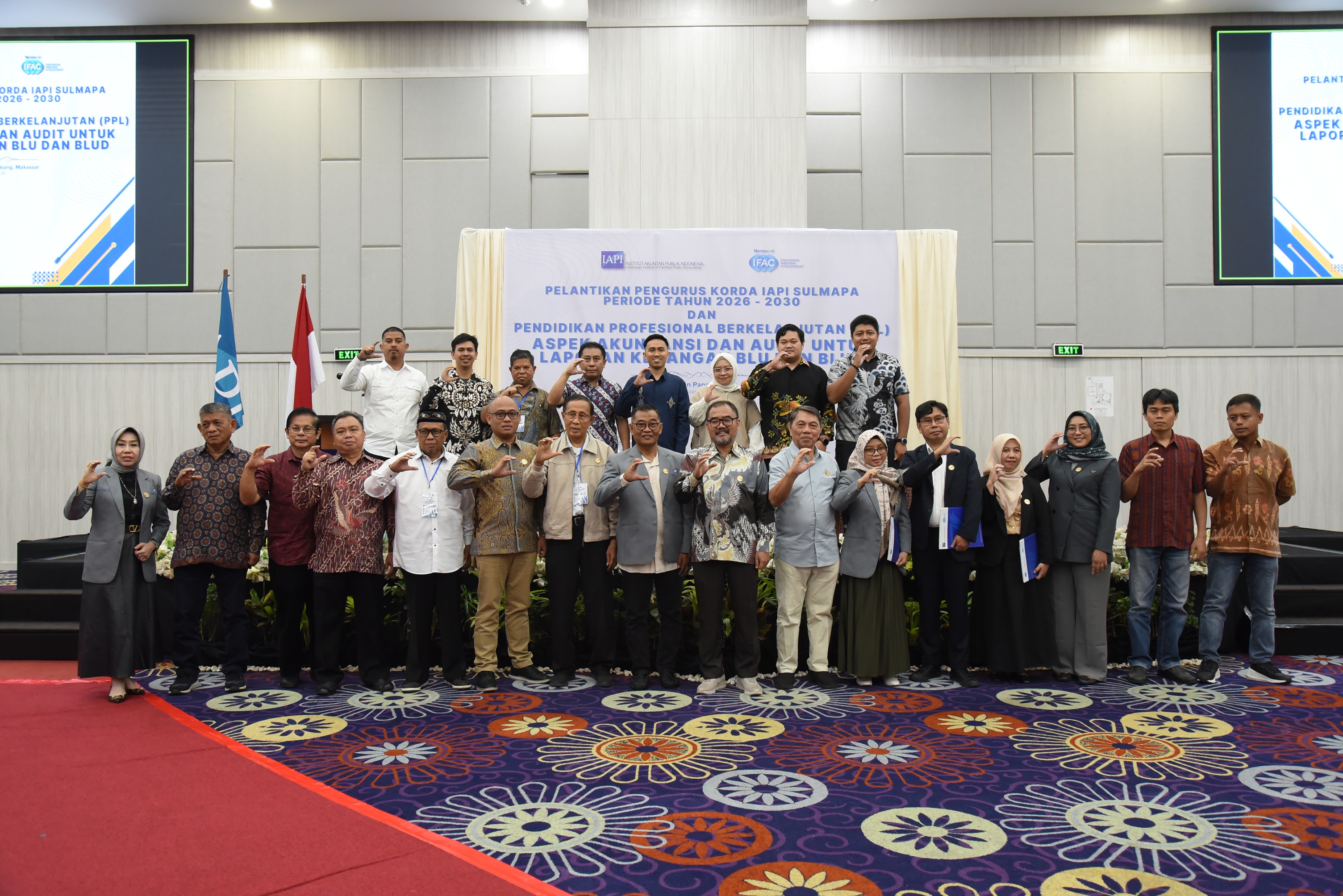 Pelantikan Pengurus KORDA Sulawesi, Maluku, dan Papua oleh Ketua Umum IAPI di Makassar