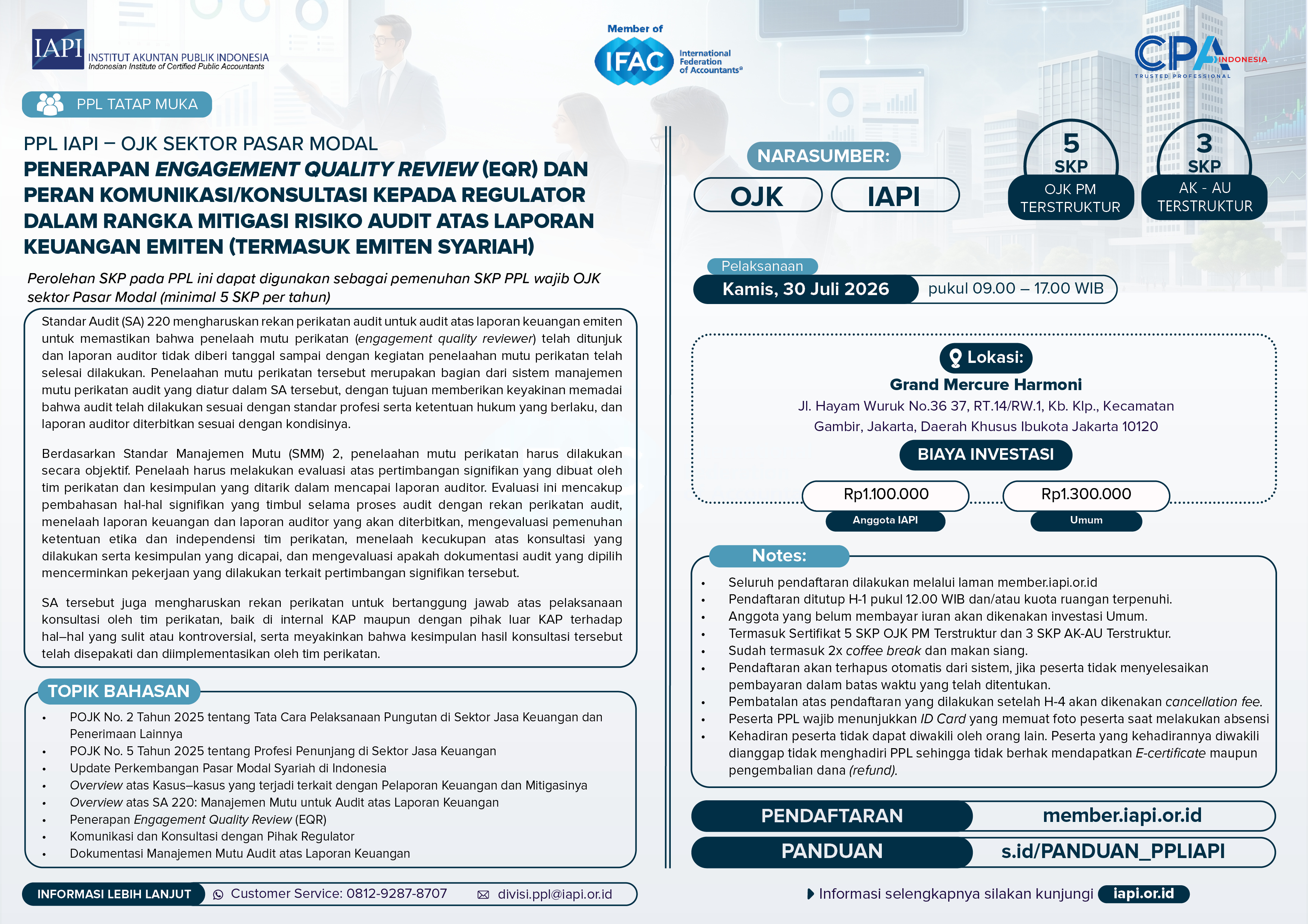 Jadwal Pelatihan IAPI – IAPI